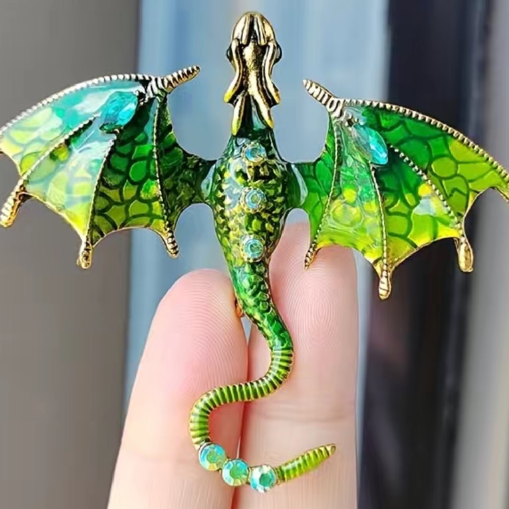 Green Dragon Pin
